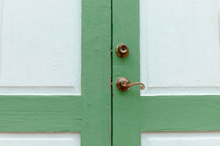 Old handle and key