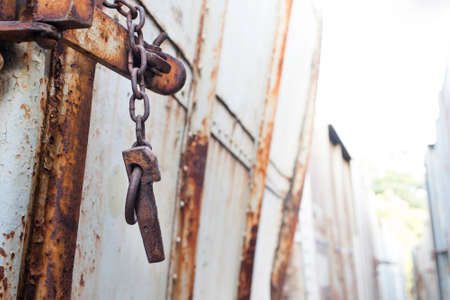 steel rust, dowel pin for lock bogie doorの写真素材