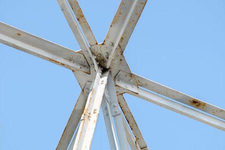 equal steel joint conneciton with bolts,  1926