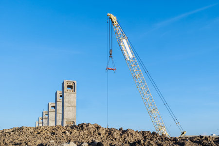 construction siteの写真素材