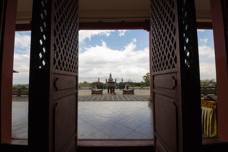 Three pagodas Chinaの写真素材