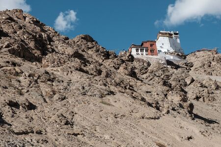 castle at tesmo, Ladakh, Indiaのeditorial素材