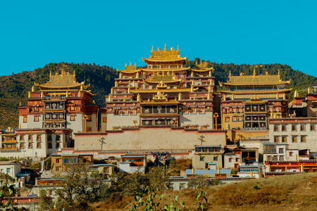 Songzanlin Lamasery construction duration about 300 years ago since 1679, Chinaのeditorial素材