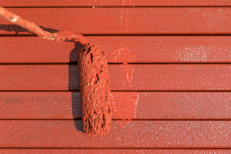 structure steel paited, rust preventの写真素材