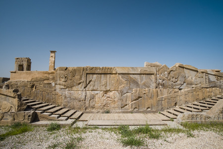 Persepolis or Takht-e Jamshid, 2500 years ago, Shiraz, Iranの写真素材