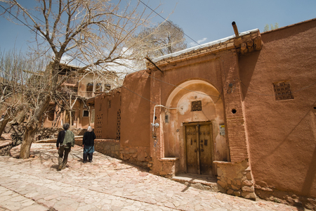 abyaneh village a relic of ancient Persia, 2500 yers ago,Kashan, Iranのeditorial素材