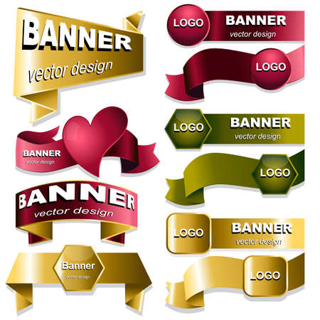 banners collectionのイラスト素材