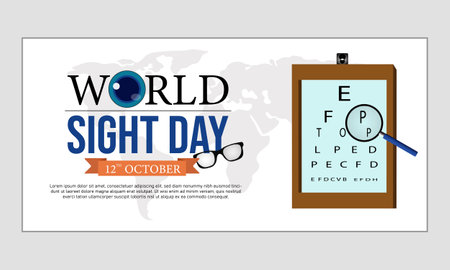 World Eye Day Vector Template Design Illustration for Poster or Flyerのイラスト素材
