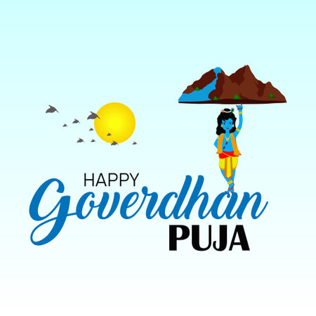 Happy Geghardu pakoda greeting card or banner.のイラスト素材