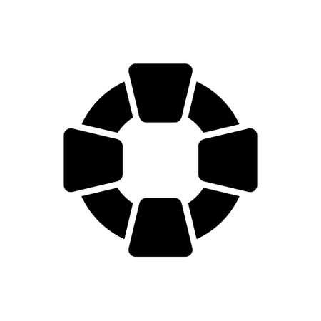 Customer Service vector solid icon. Marketing and advertising symbol EPS 10 fileのイラスト素材