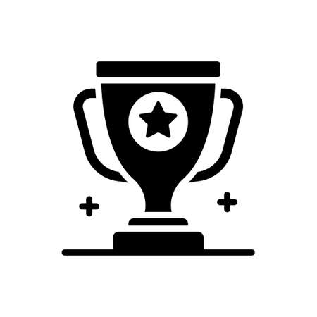 Success vector solid icon. Marketing and advertising symbol EPS 10 fileのイラスト素材