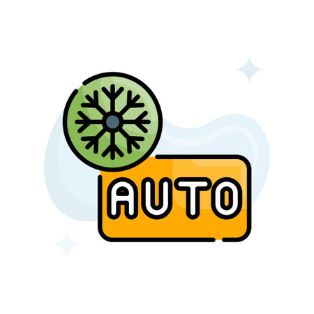 Auto mood vector Outline filled  icon style illustration. EPS 10 fileのイラスト素材