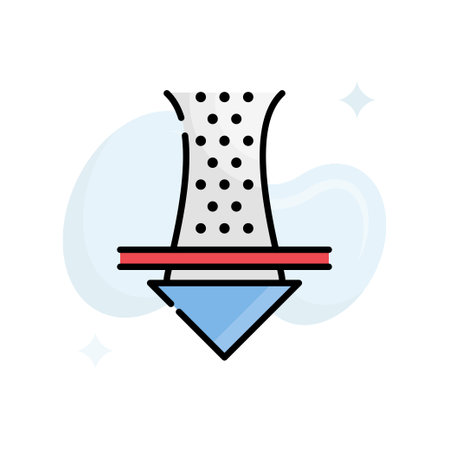 Pure Mood vector Outline filled icon style illustration. EPS 10 fileのイラスト素材