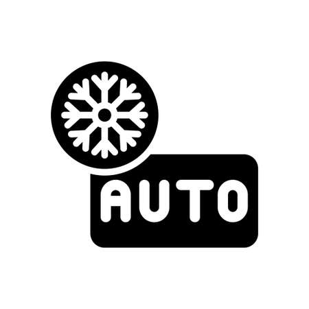 Auto mood vector solid icon style illustration. EPS 10 fileのイラスト素材