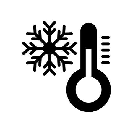 cooling vector solid icon style illustration. EPS 10 fileのイラスト素材