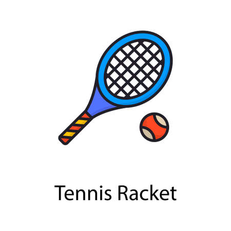 Badminton Birdie vector filled outline Icon Design illustration. Sports And Awards Symbol on White background EPS 10 Fileのイラスト素材