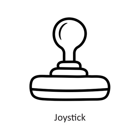 Joystick vector  outline Icon Design illustration. Gaming Symbol on White background EPS 10 Fileのイラスト素材