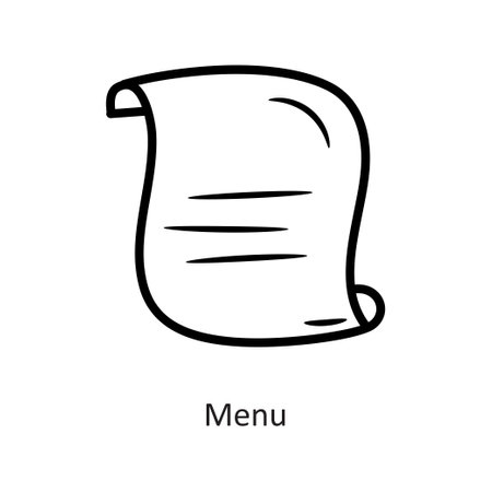 Menu vector  outline Icon Design illustration. Gaming Symbol on White background EPS 10 Fileのイラスト素材