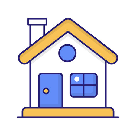 Home vector Outline icon style illustration. EPS 10 fileのイラスト素材