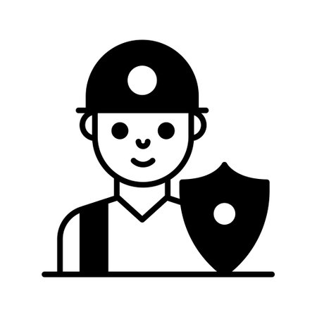 Security vector Solid   icon style illustration. EPS 10 fileのイラスト素材