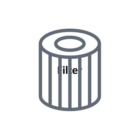 Filter Vector    outline Icons. Simple stock illustration stockのイラスト素材