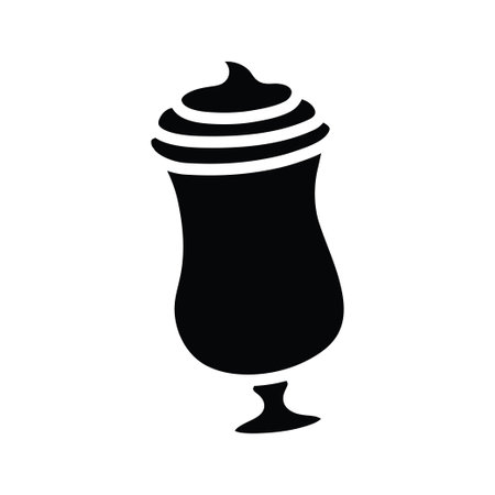 Smoothie vector solid Icon Design illustration. Food and Drinks Symbol on White background EPS 10 Fileのイラスト素材