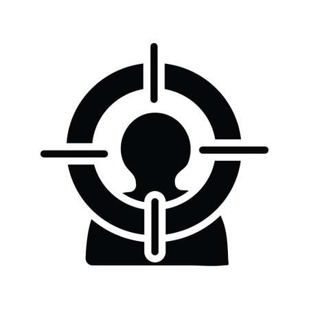 Target vector solid Icon Design illustration. Olympic Symbol on White background EPS 10 Fileのイラスト素材