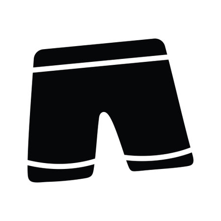Shorts vector solid Icon Design illustration. Olympic Symbol on White background EPS 10 Fileのイラスト素材