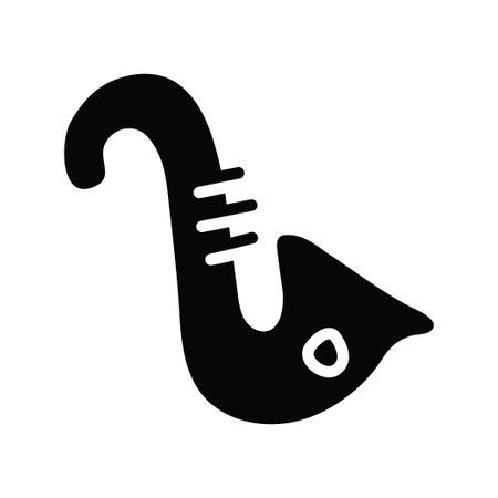 trumpet vector solid Icon Design illustration. Party and Celebrate Symbol on White background EPS 10 Fileのイラスト素材