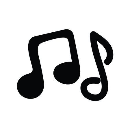 Music vector solid Icon Design illustration. Party and Celebrate Symbol on White background EPS 10 Fileのイラスト素材