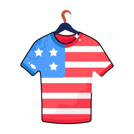 T-shirt doodle vector colorful Stickers icon . EPS 10 fileのイラスト素材