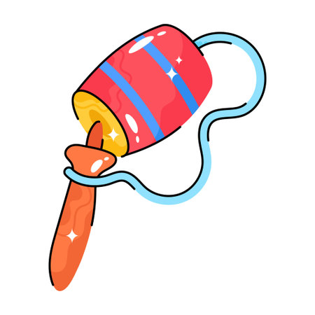 Bolero doodle vector Colorful  Sticker. EPS 10 fileのイラスト素材