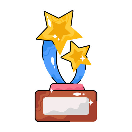 Award doodle vector Colorful  Sticker. EPS 10 fileのイラスト素材