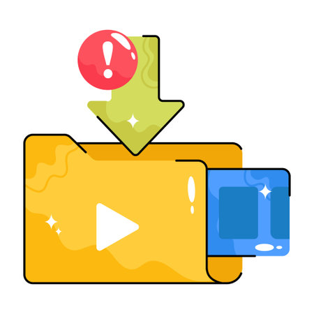 Download error doodle vector Colorful  Sticker. EPS 10 fileのイラスト素材