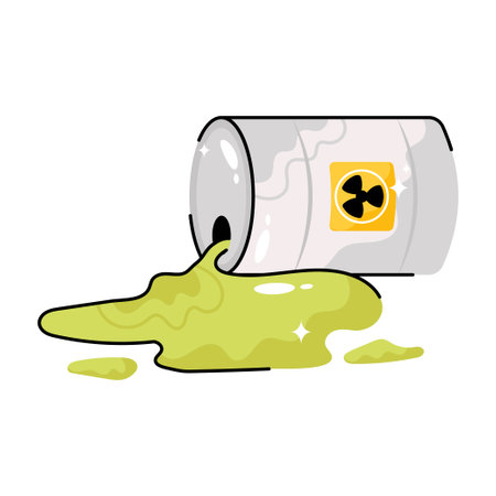 Eco oil doodle vector Colorful  Sticker. EPS 10 fileのイラスト素材