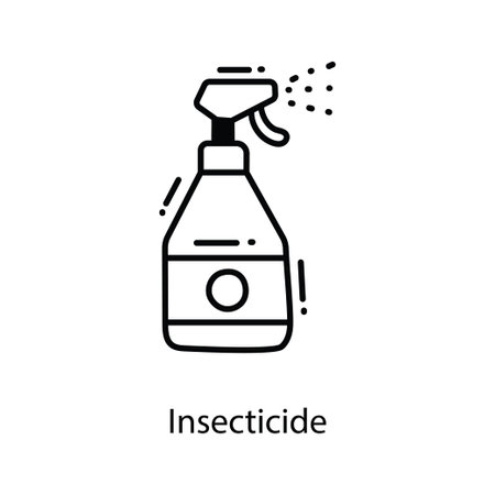 Insecticide doodle Icon Design illustration. Agriculture Symbol on White background EPS 10 Fileのイラスト素材