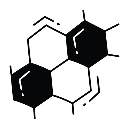 Biochemistry doodle semi solid icon Icon Design illustration. Science and Technology Symbol on White background EPS 10 Fileのイラスト素材