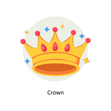 Crown concepts style illustrationsのイラスト素材
