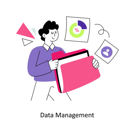 Management Flat Style Design Vector illustration. Stock illustrationのイラスト素材
