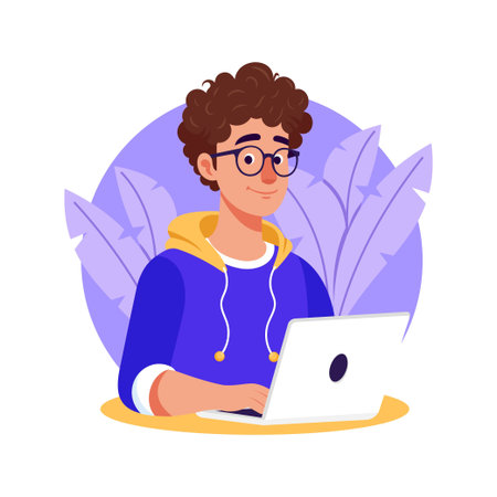 Developer Vector Illustration.  EPS 10 Fileのイラスト素材