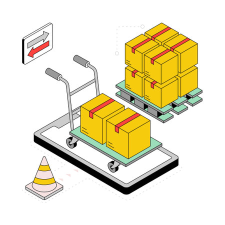Online Services  Isometric Style Illustration. EPS 10 file