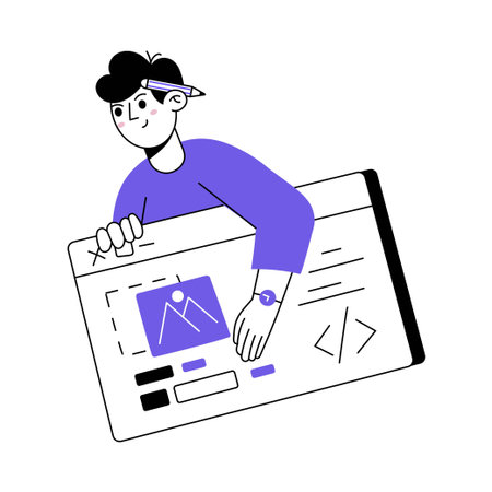 Web Design Vector Illustration. EPS 10 File