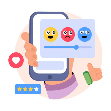 Feedback Management   Concept Style illustrations. EPS 10 Fileのイラスト素材