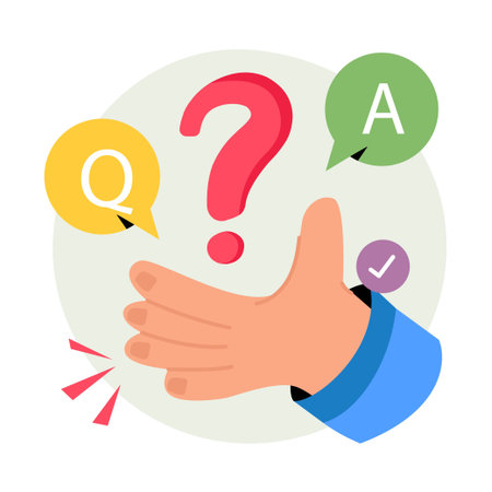 F&Q   Concept Style illustrations. EPS 10 Fileのイラスト素材