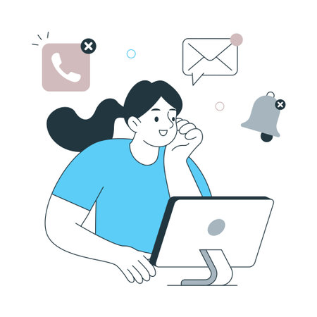 Monotasking Flat Style Design Flat Style Design Vector illustration. EPS 10 Fileのイラスト素材