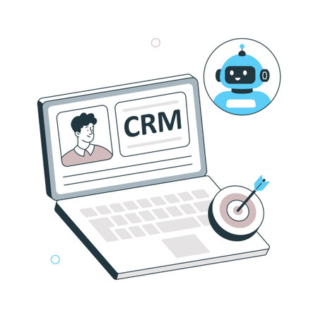 CRM Insights Flat Style Design Flat Style Design Vector illustration. EPS 10 Fileのイラスト素材