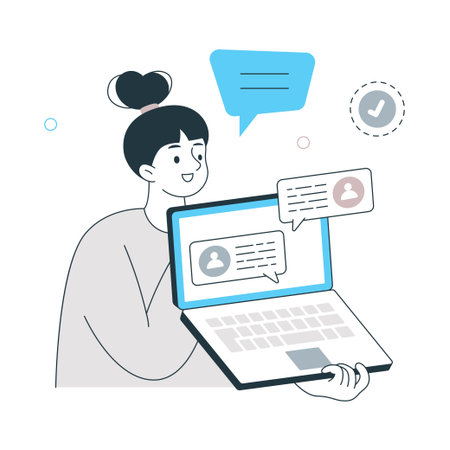 Freelancer Flat Style Design Vector illustration. EPS 10 Fileのイラスト素材