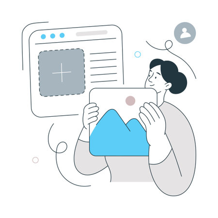 Digital Marketing Concept  Flat Style Design Vector illustration. EPS 10 Fileのイラスト素材