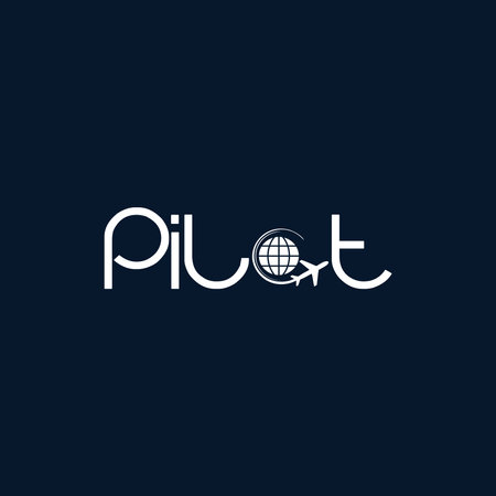 airplane travel logo concept design template. logo for travel agencyのイラスト素材