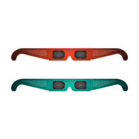 Eye and warm protecting sungluss vector designのイラスト素材